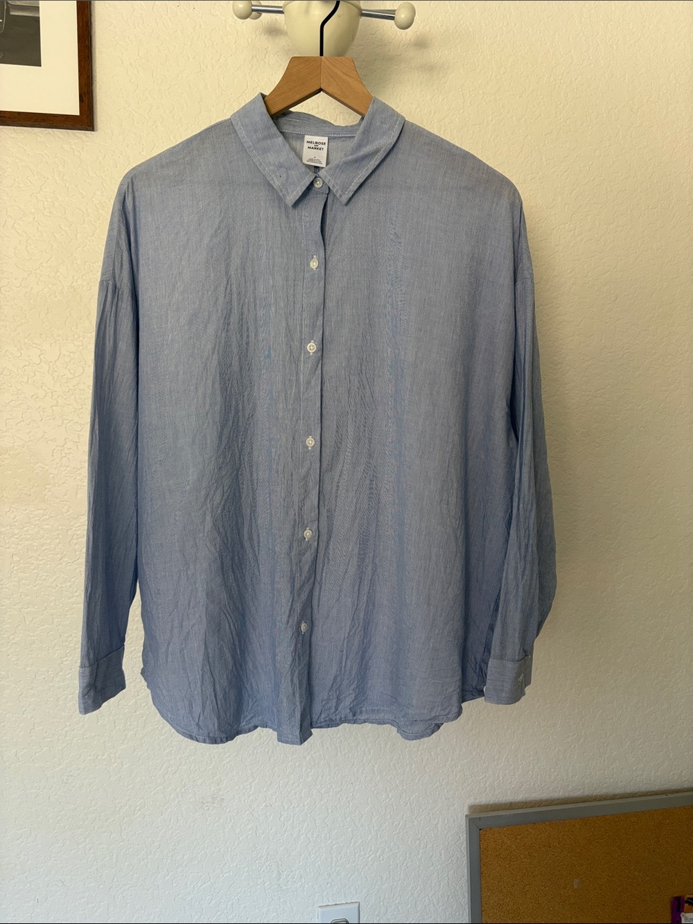 Melrose & market cotton striped top